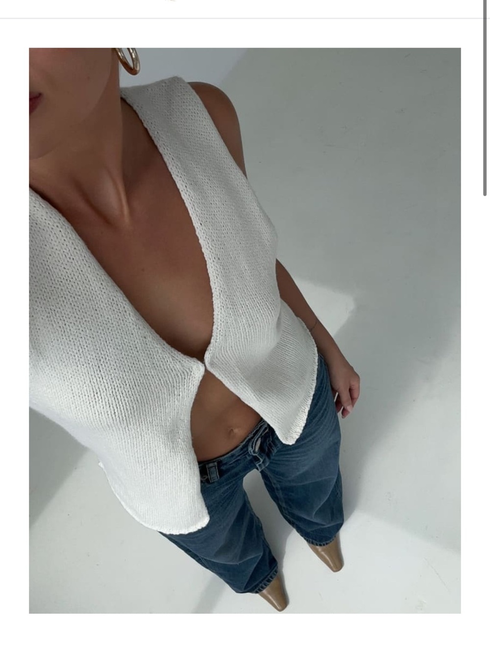 Nwot rumored prince street knit top